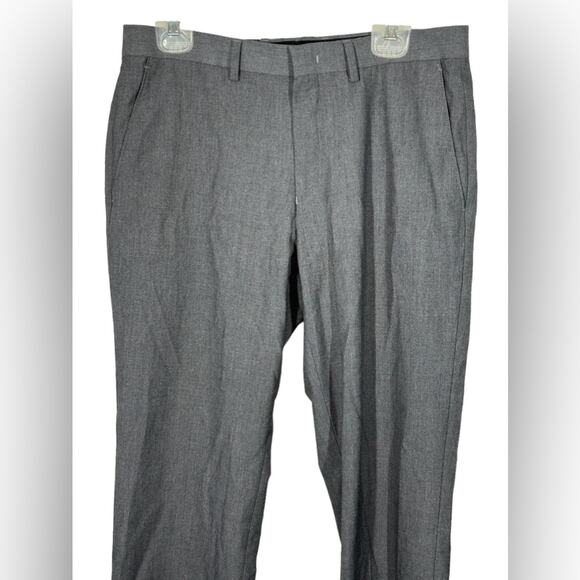 Ryan Seacrest Distinction Ultimate Moves Grey Dress Pants 33x30 - Picture 4 of 10